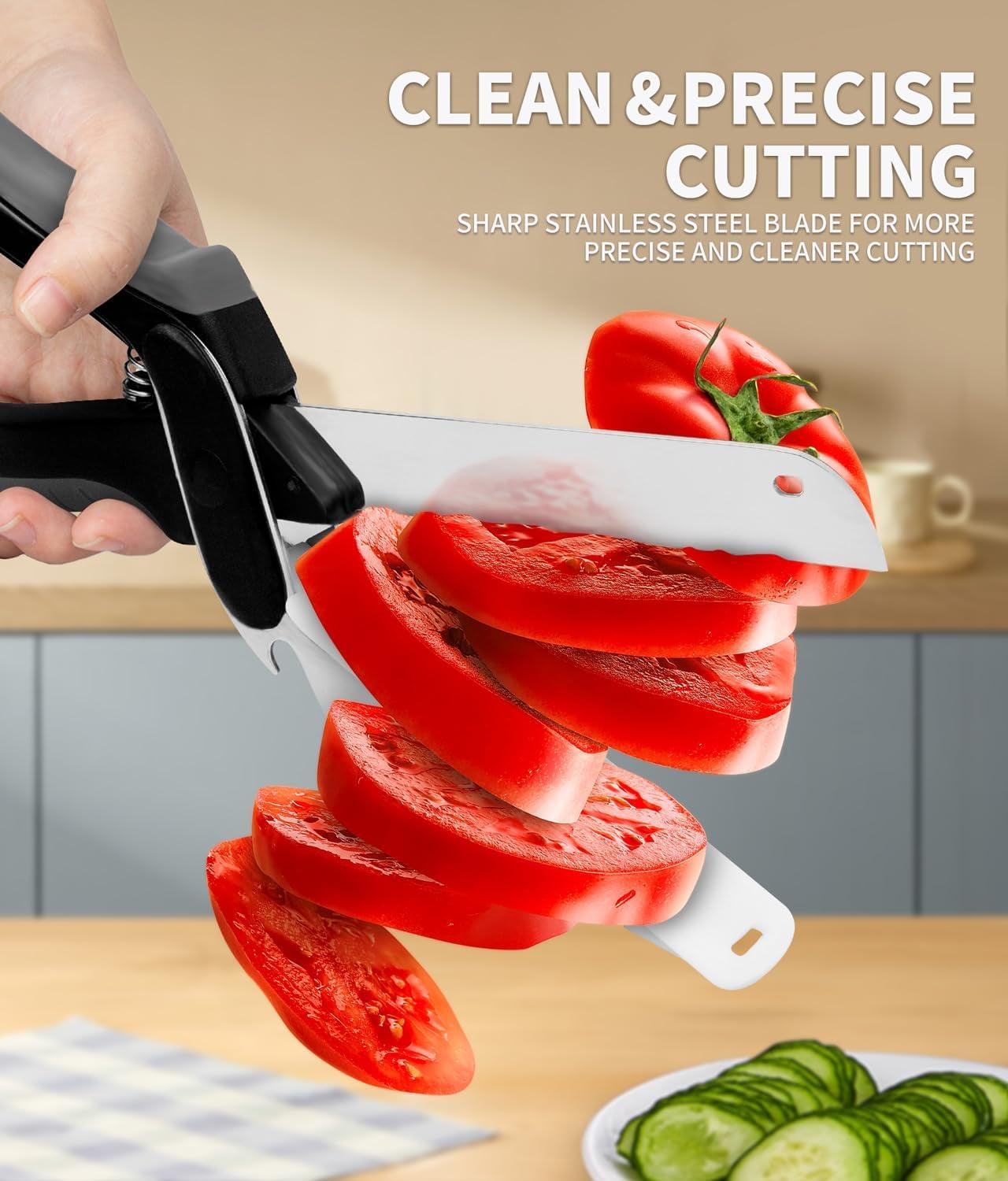 Multi-Purpose Kitchen Scissors with Cutting Board - District Goods