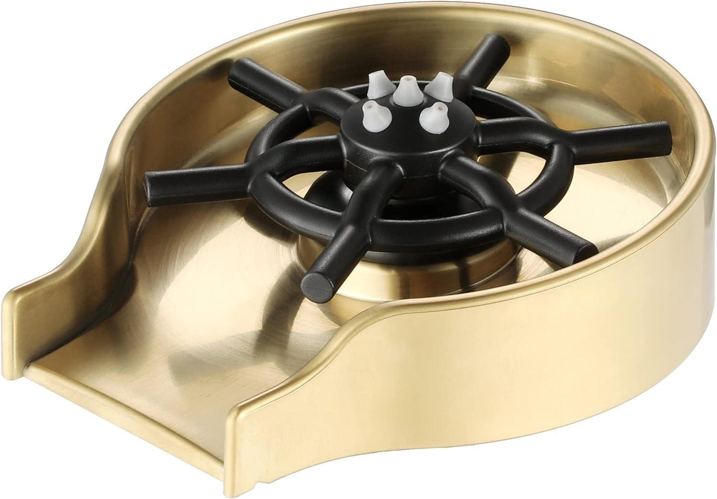 Brushed Gold Glass Rinser for Kitchen Sink - District Goods
