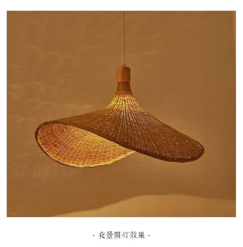 Handmade Bamboo Lustre Chandelier Pendant Light - District Goods