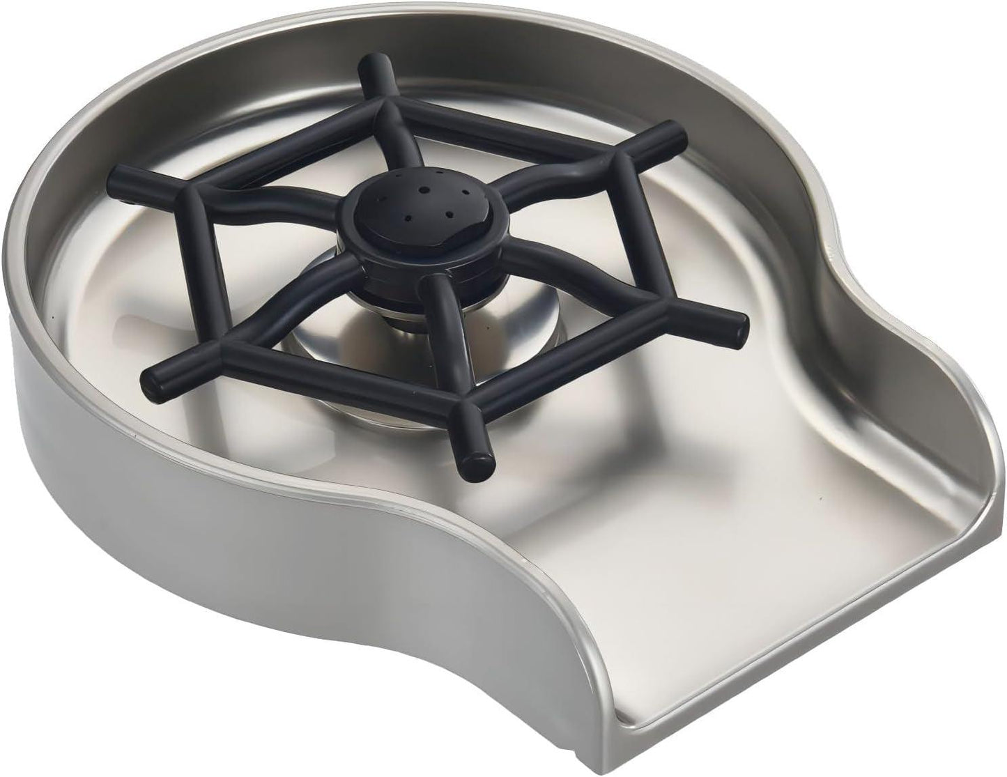 Brushed Nickel Glass Rinser for Kitchen - District Goods