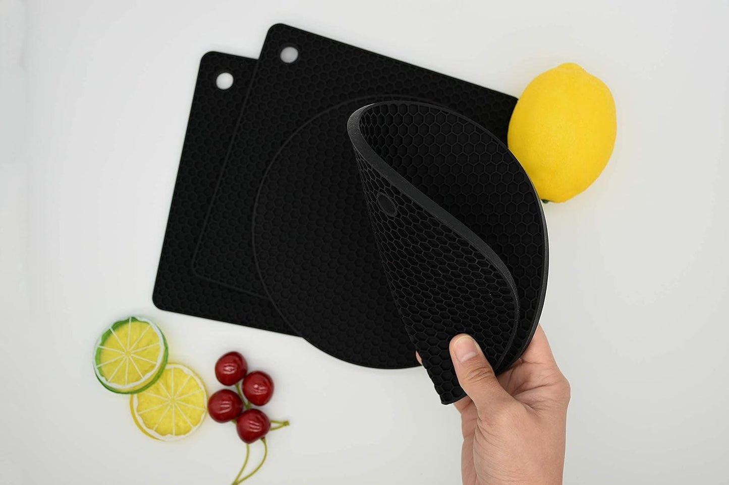 Silicone Trivet Pot Mats Non-Slip Heat Resistant Kitchen Hot Pads - District Goods
