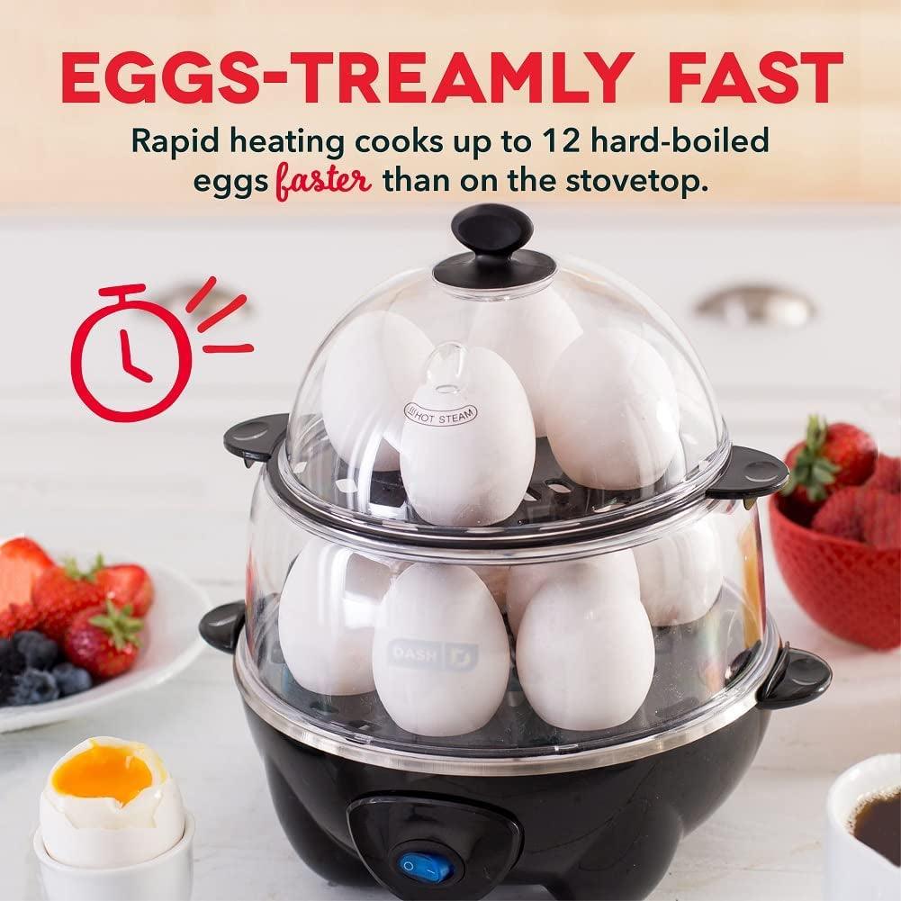 Professional Egg Cooker with 12 Capacity and Auto Shut Off Feature - District Goods