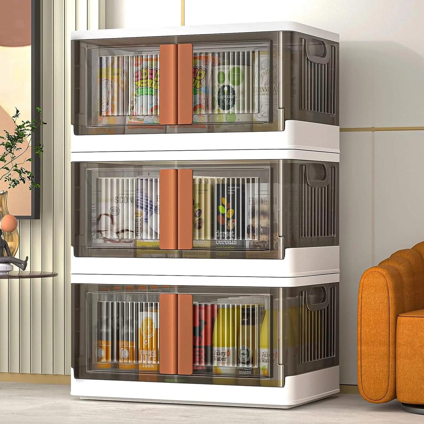 Collapsible Storage Bins with Lids - District Goods