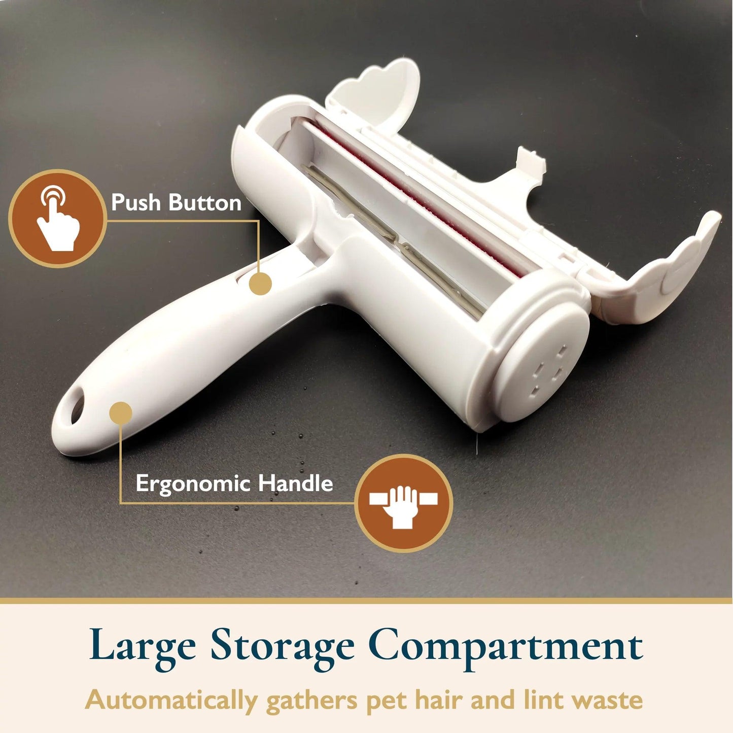 Reusable Pet Hair Roller and Detailer Set - District Goods