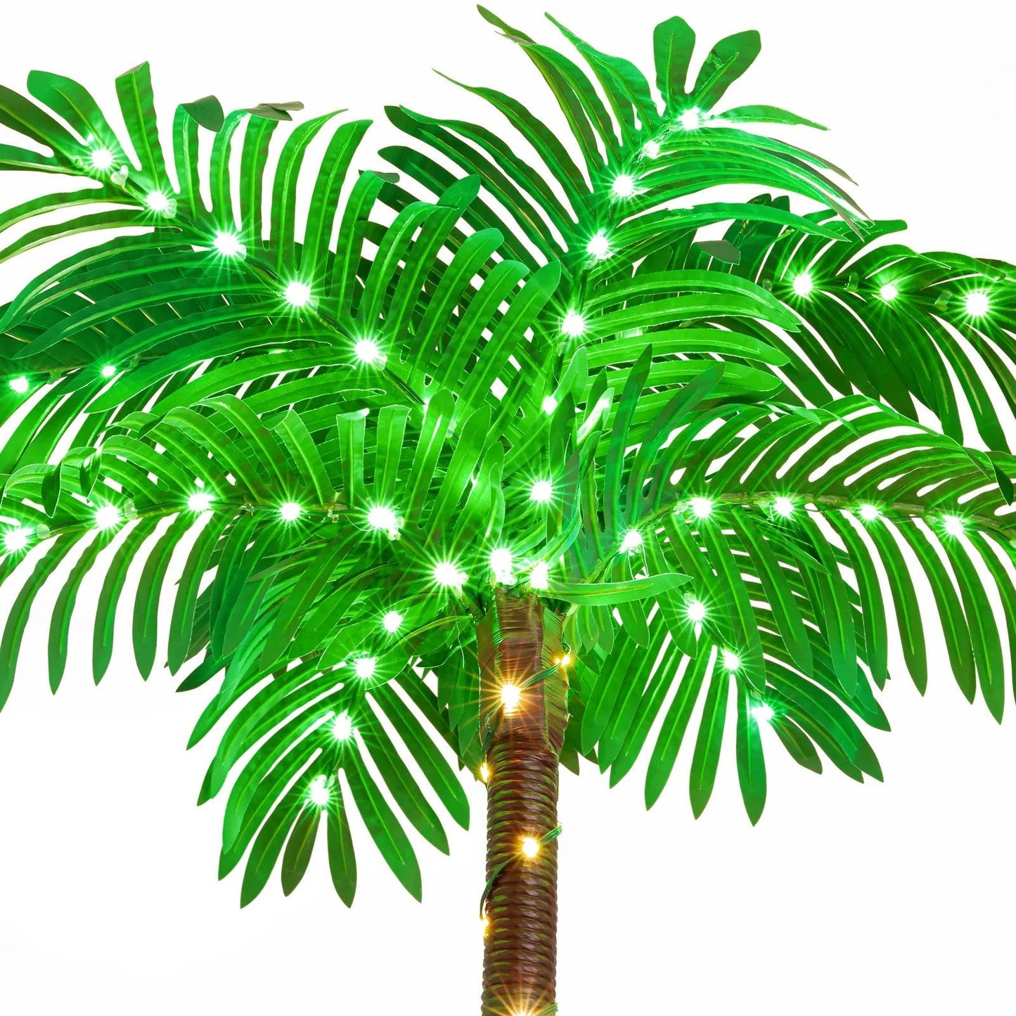 7-Foot Lighted Palm Tree for Outdoor Decoration - District Goods