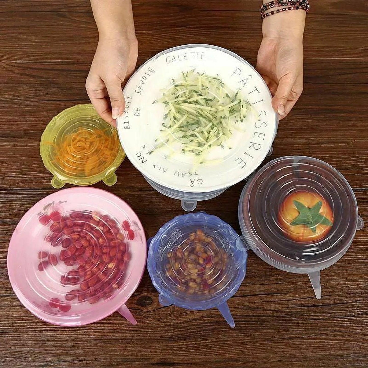 Silicone Stretch Lids Set - 6 Pack - District Goods