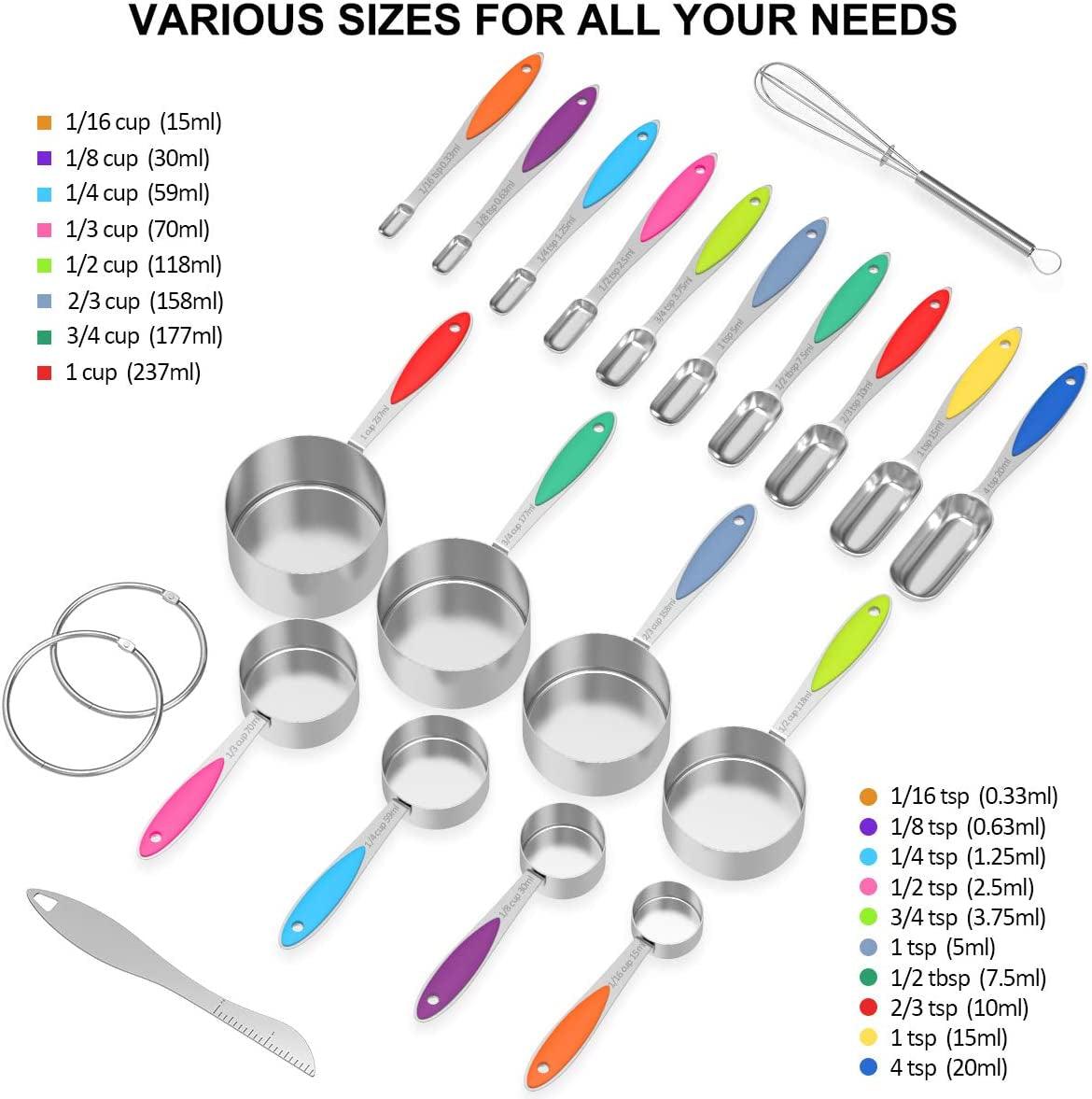 Stainless Steel Measuring Cups and Spoons Set - District Goods