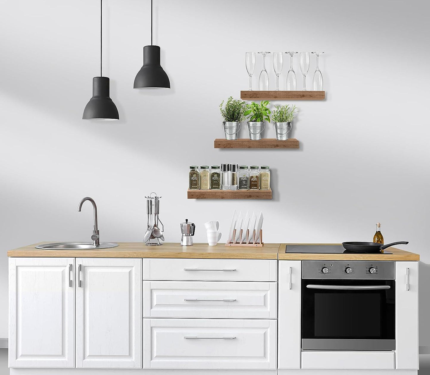 Wall Mounted Floating Shelves - District Goods