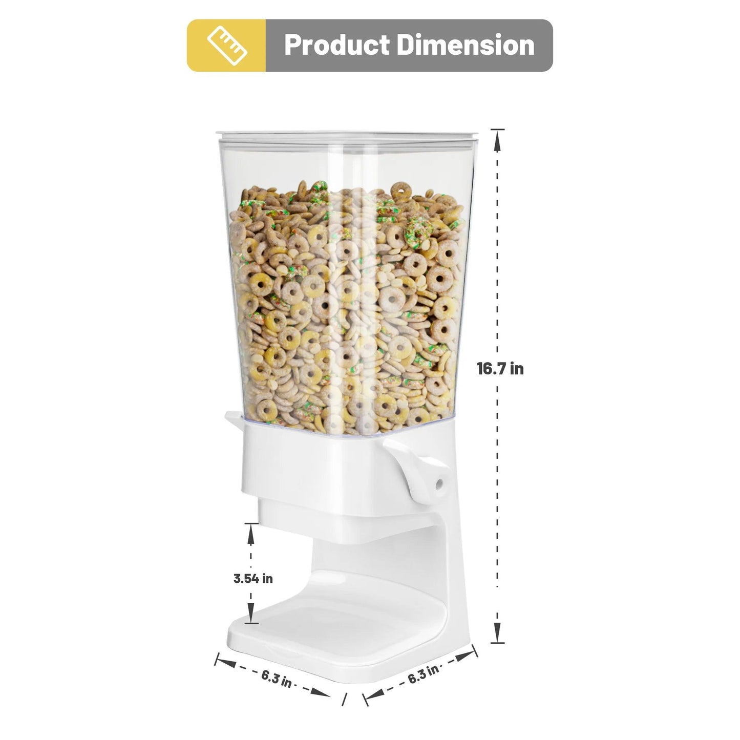 Cereal Dispenser Countertop with 5L Storage Capacity - District Goods