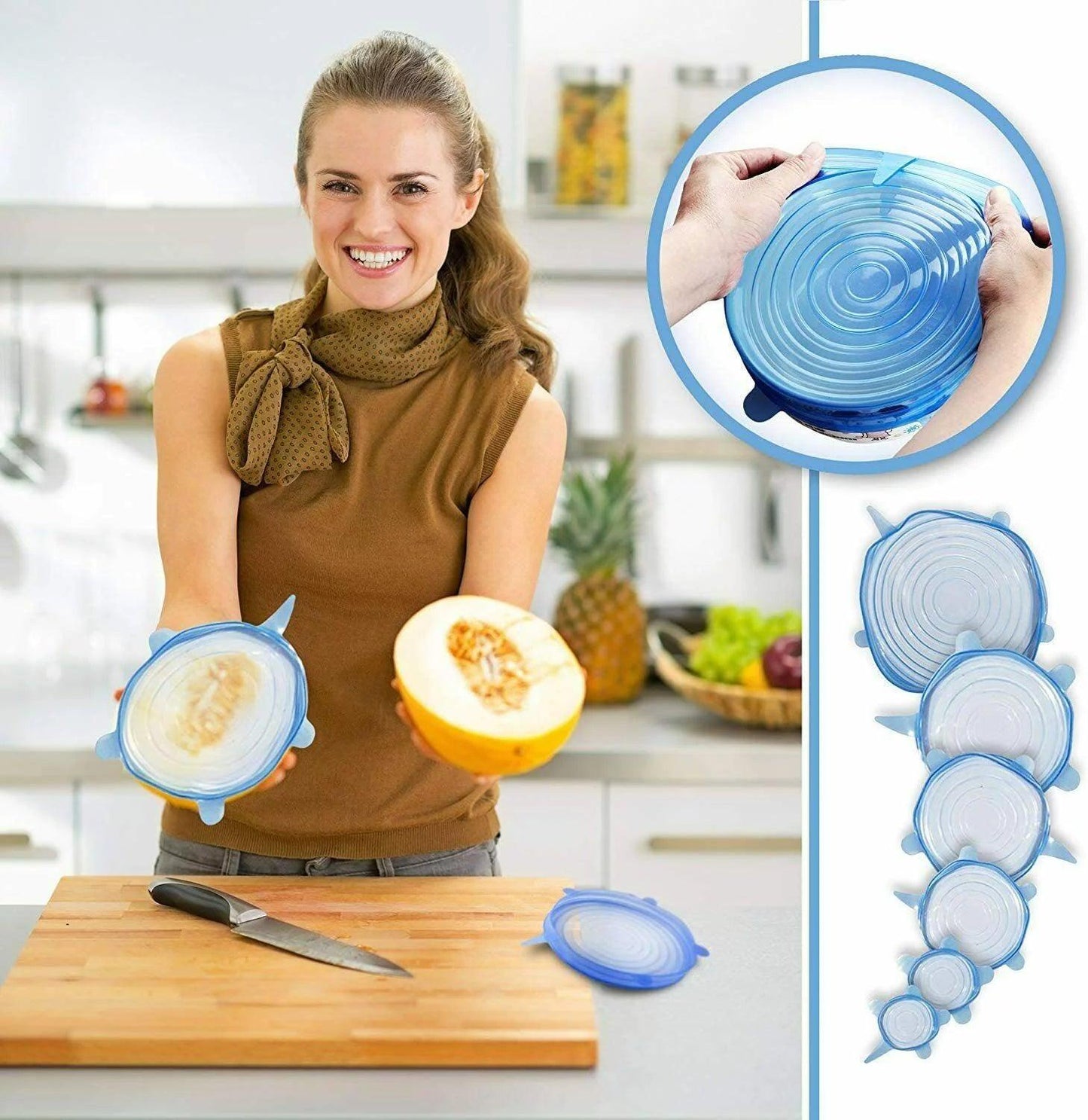 Silicone Stretch Lids Set - 6 Pack - District Goods