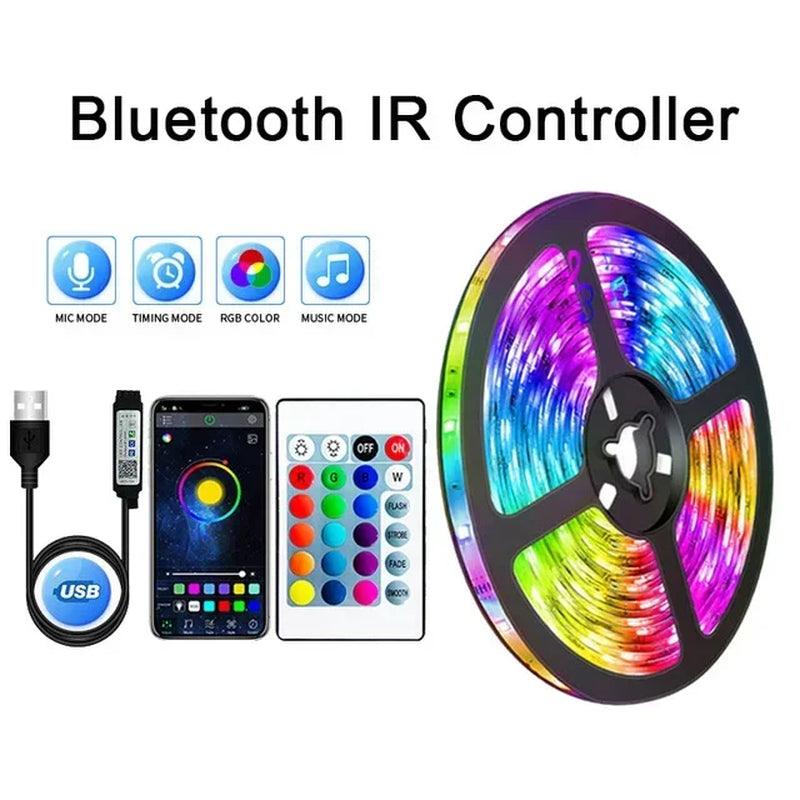 5050 RGB LED Strip Lights with APP Control - District Goods