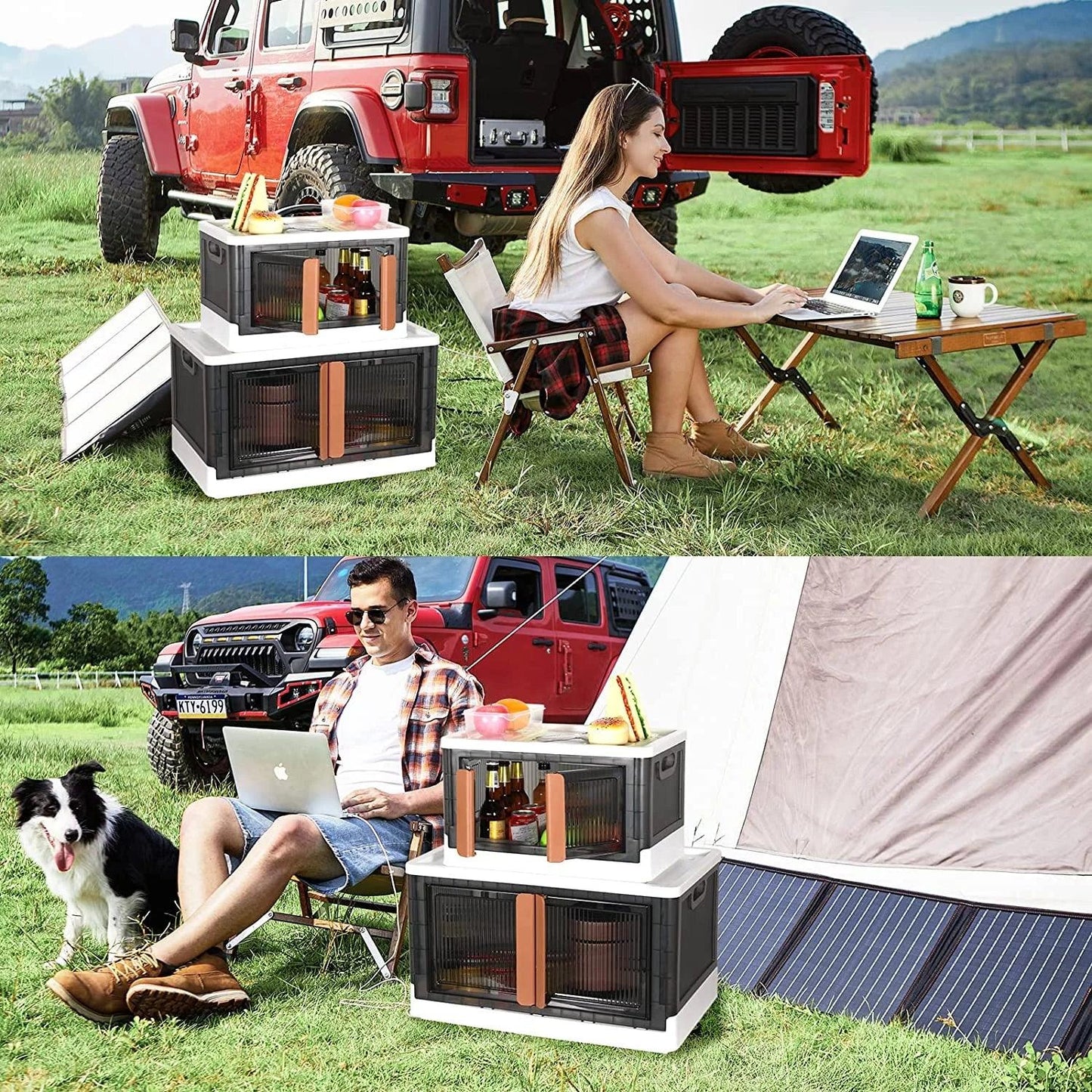 Collapsible Storage Bins with Lids - District Goods