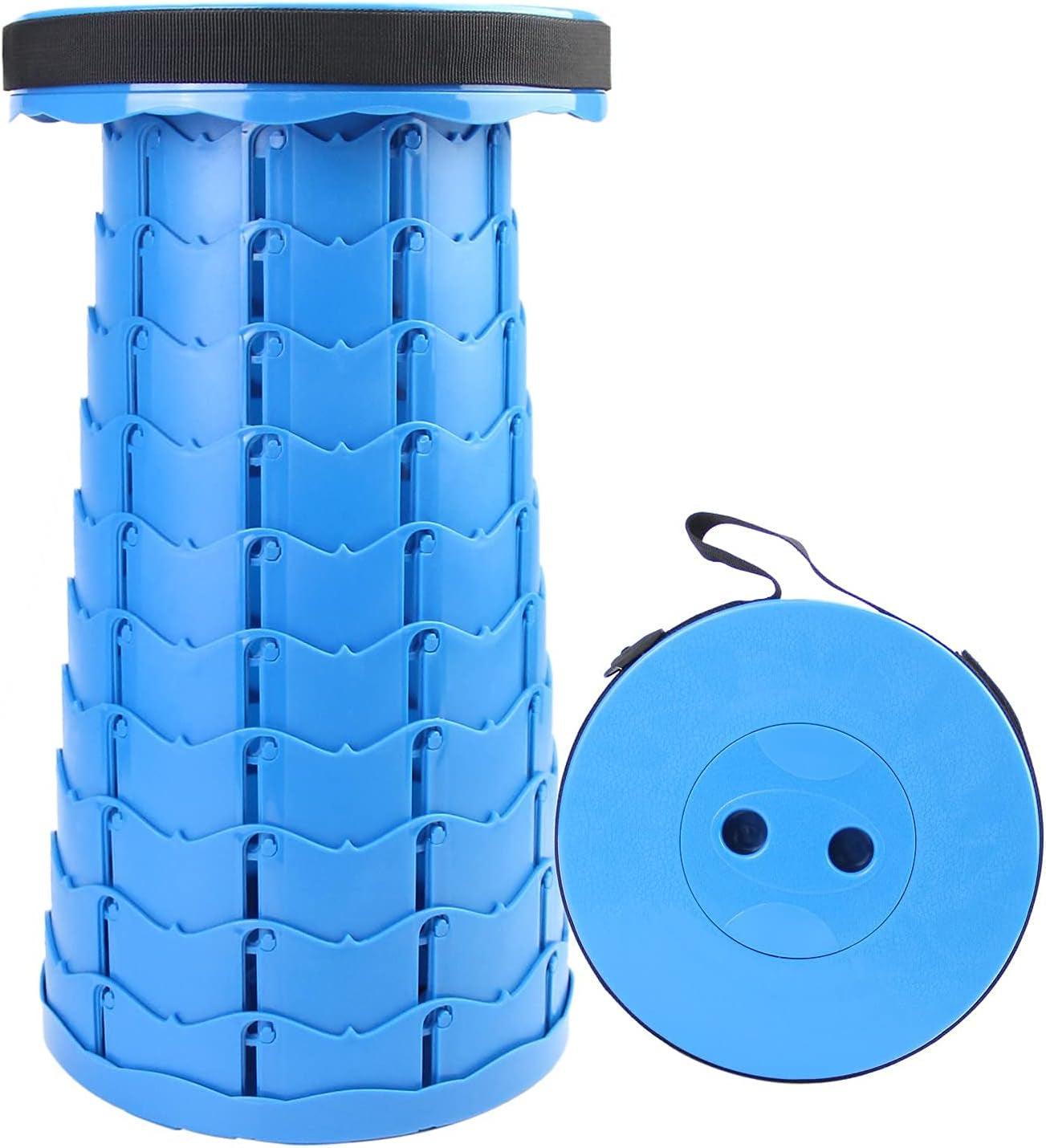 Portable Collapsible Stool with Adjustable Height - District Goods