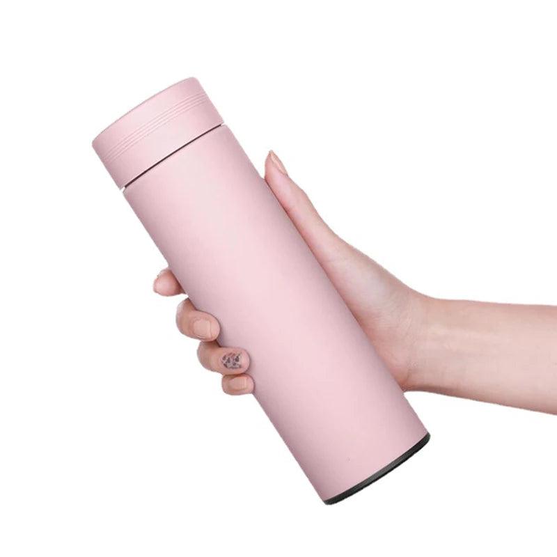 Stainless Steel Smart Water Bottle with Temperature Display - 500ml - District Goods