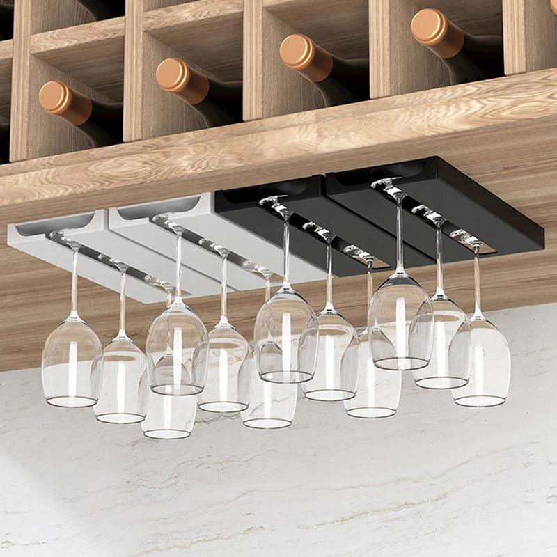 Under Cabinet Wine Glass Rack - District Goods