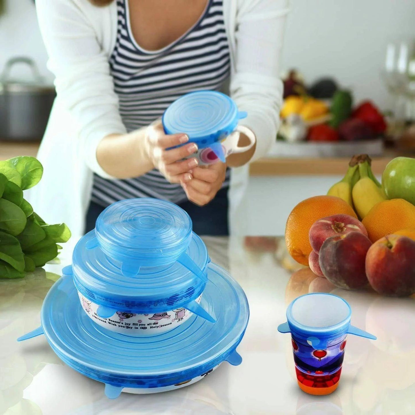 Silicone Stretch Lids Set - 6 Pack - District Goods