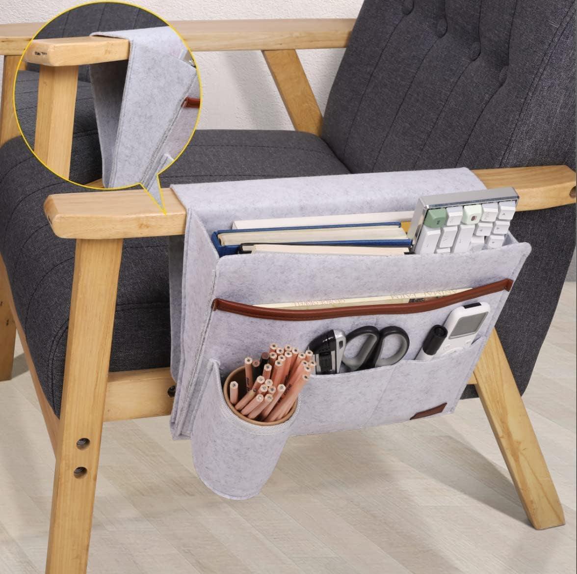 Bedside Storage Caddy with 5 Pockets - District Goods