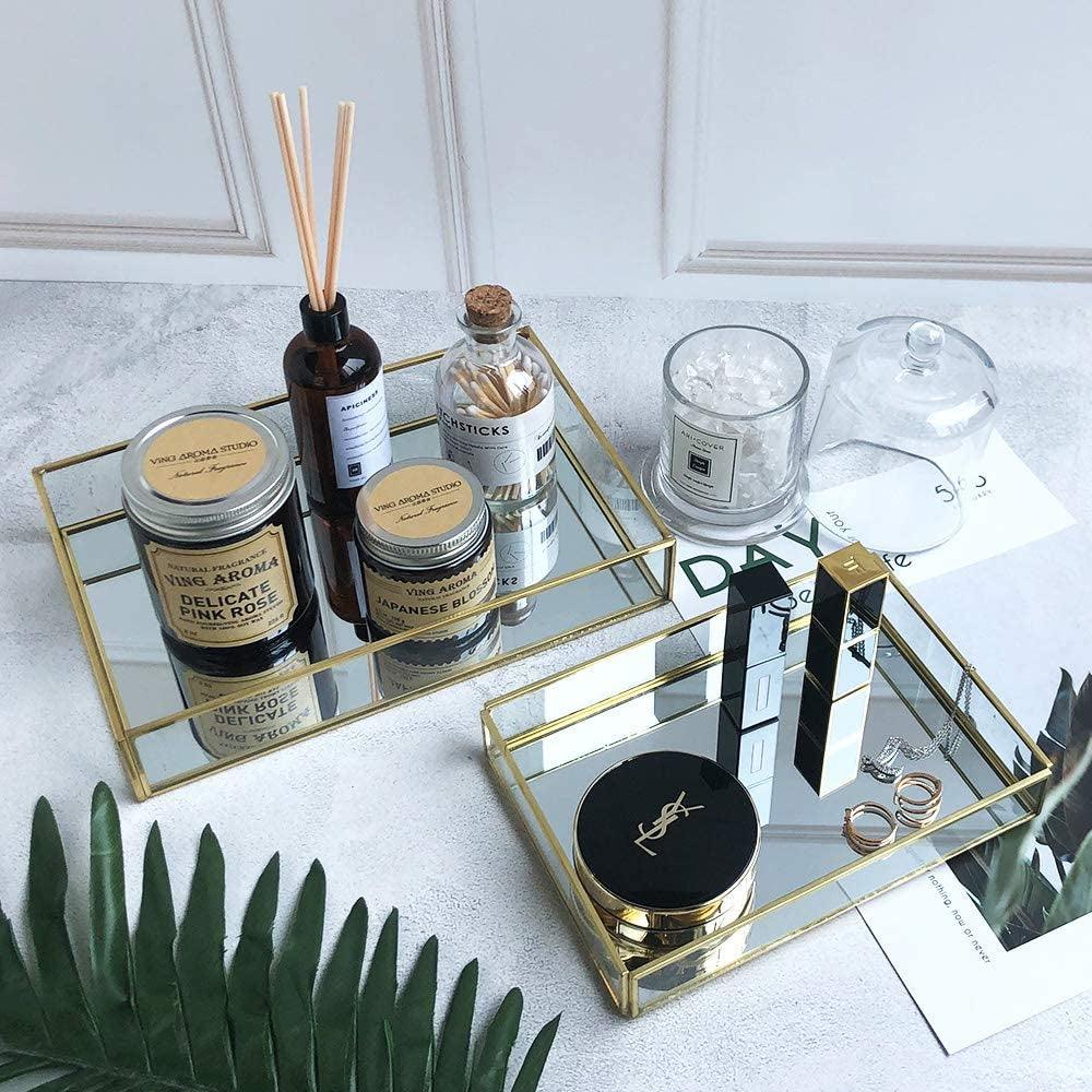 Gold Mirror Decorative Tray - District Goods