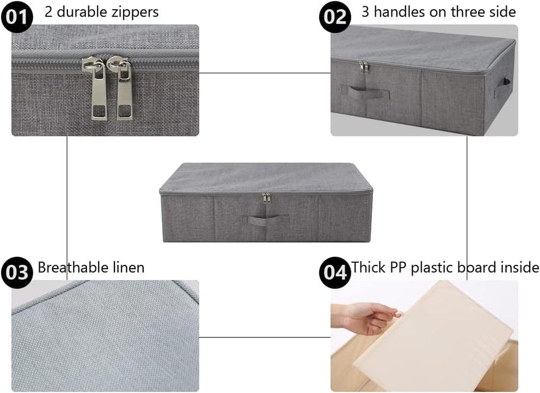 Under Bed Storage Bins with Lids - District Goods