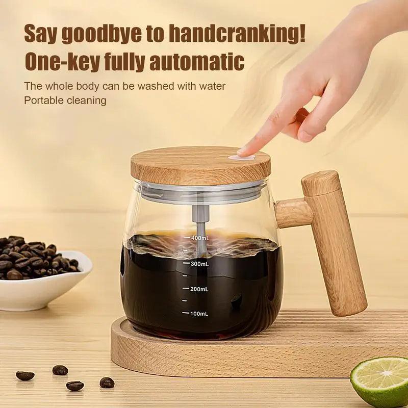 Electric Self Stirring Coffee Mug with Handle - District Goods