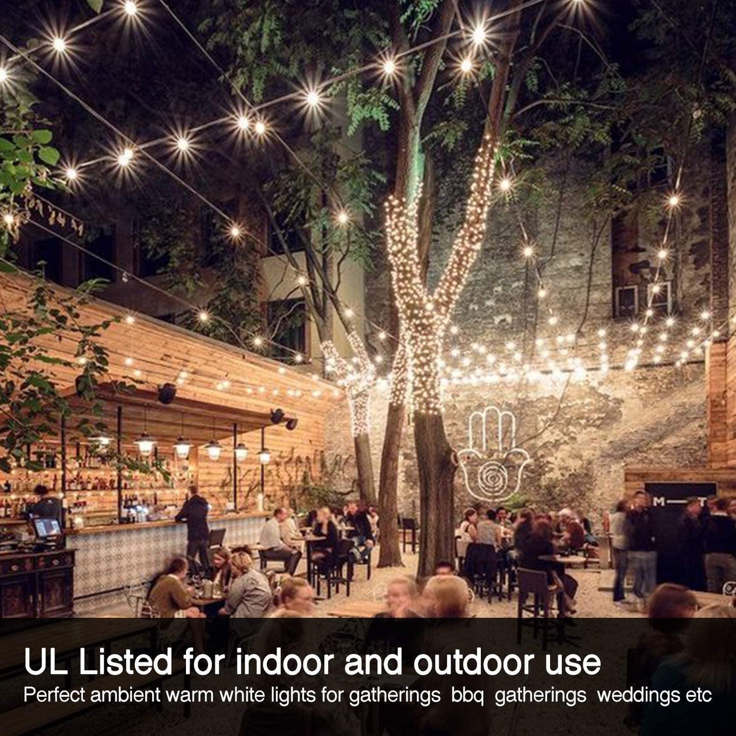 Outdoor Globe String Lights With Bulbs - District Goods