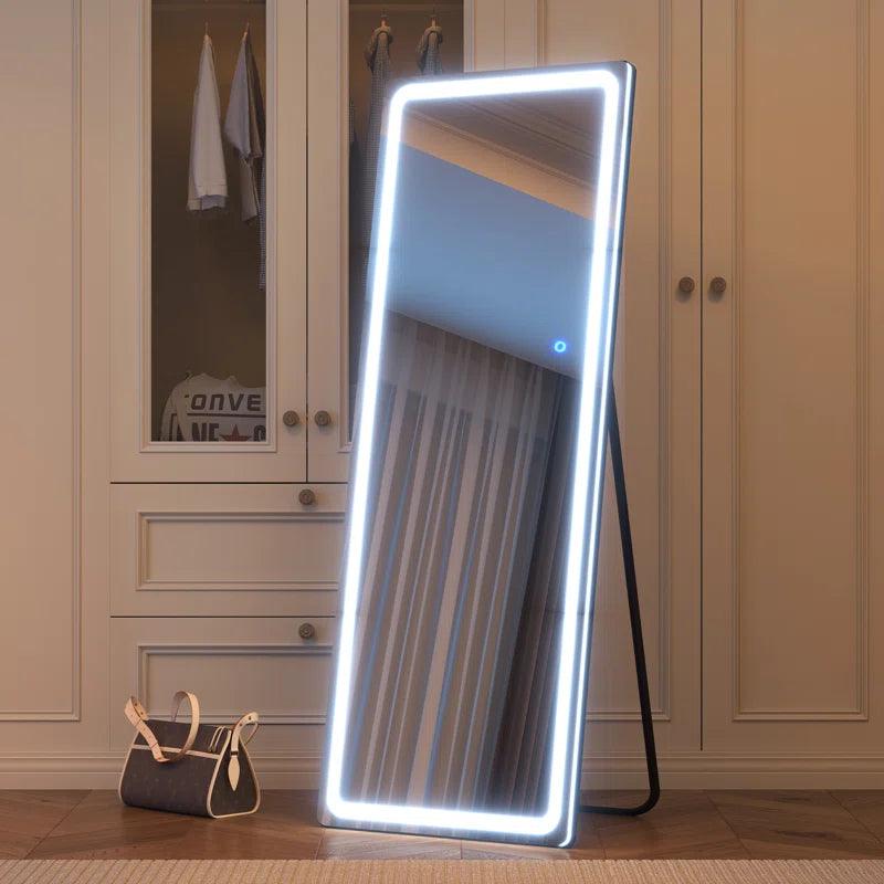 Oakleaf Modern & Contemporary Lighted Full Length Mirror - District Goods