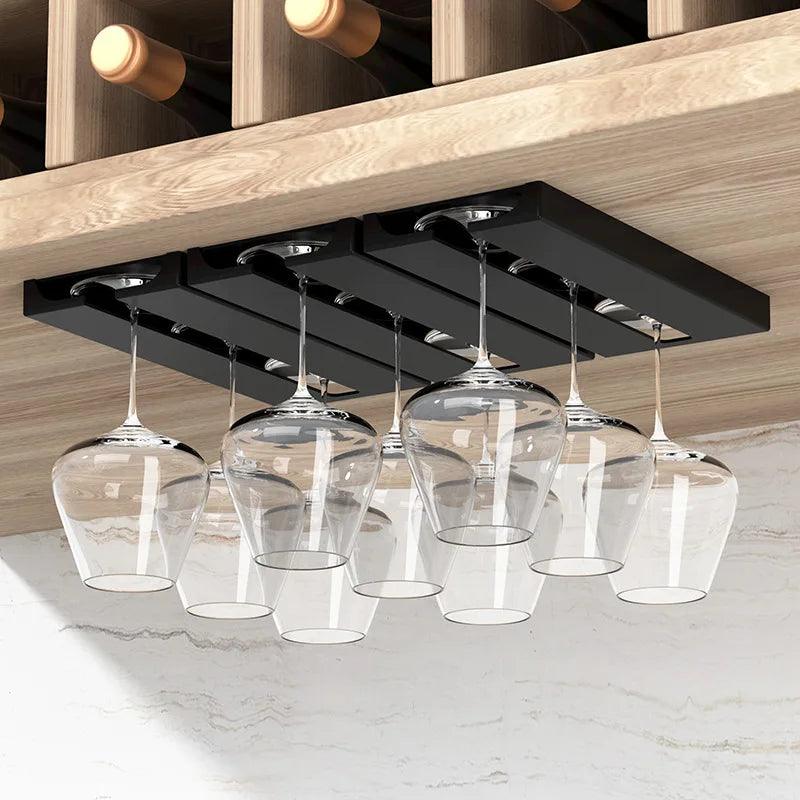 Under Cabinet Wine Glass Rack - District Goods