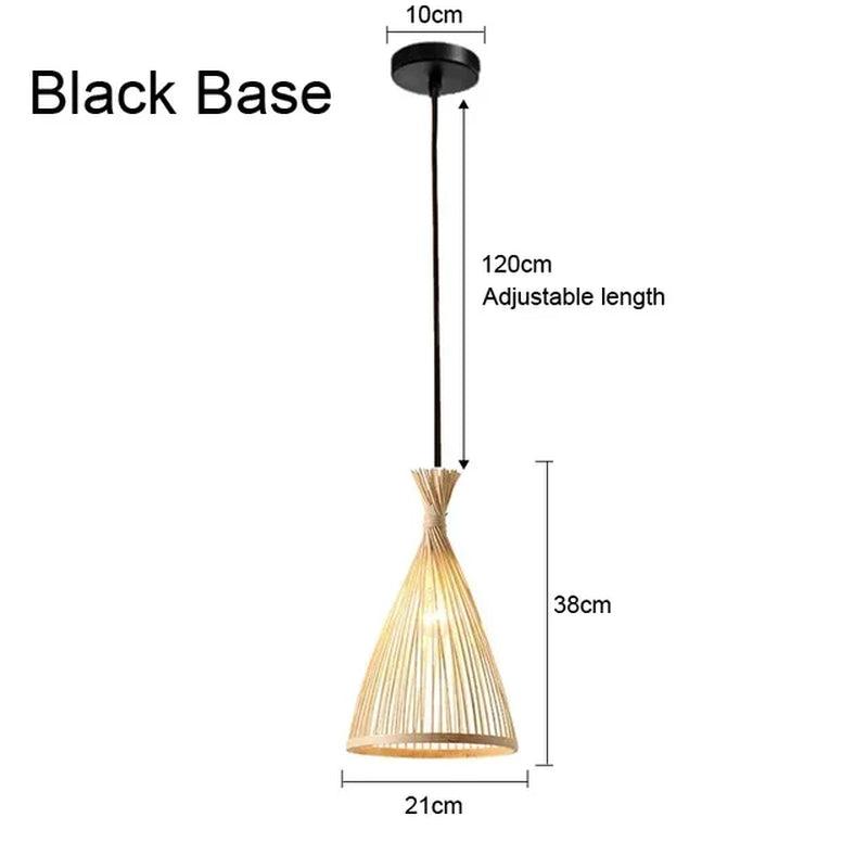 Handmade Bamboo Lustre Chandelier Pendant Light - District Goods