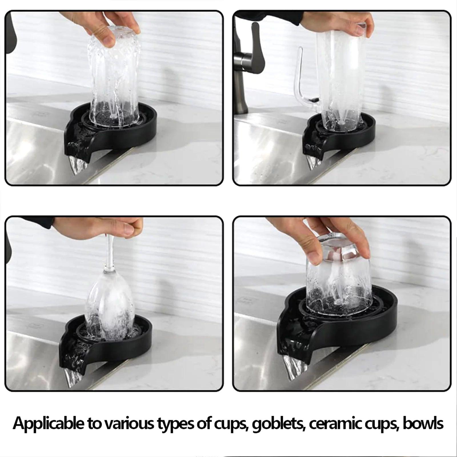 Stainless Steel Premium Glass Rinser - District Goods