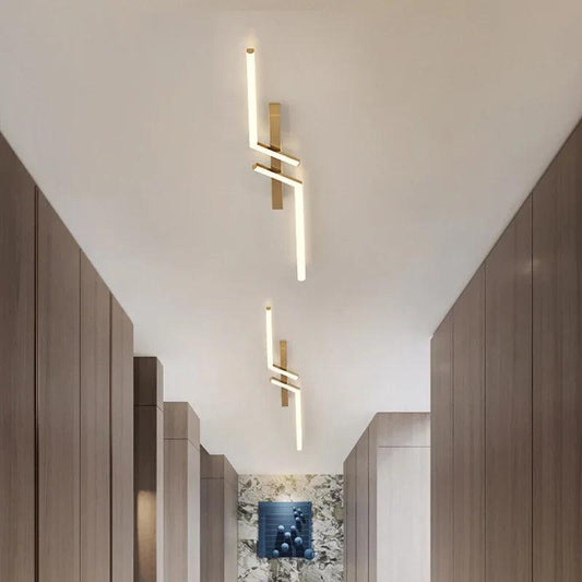 Contemporary LED Line Ceiling Lamp - District Goods