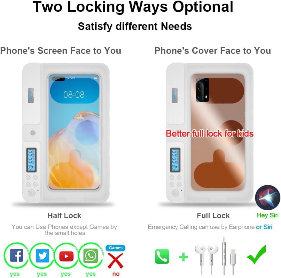 Smart Portable Auto Phone Timer Lock Box for iPhone and Android - District Goods