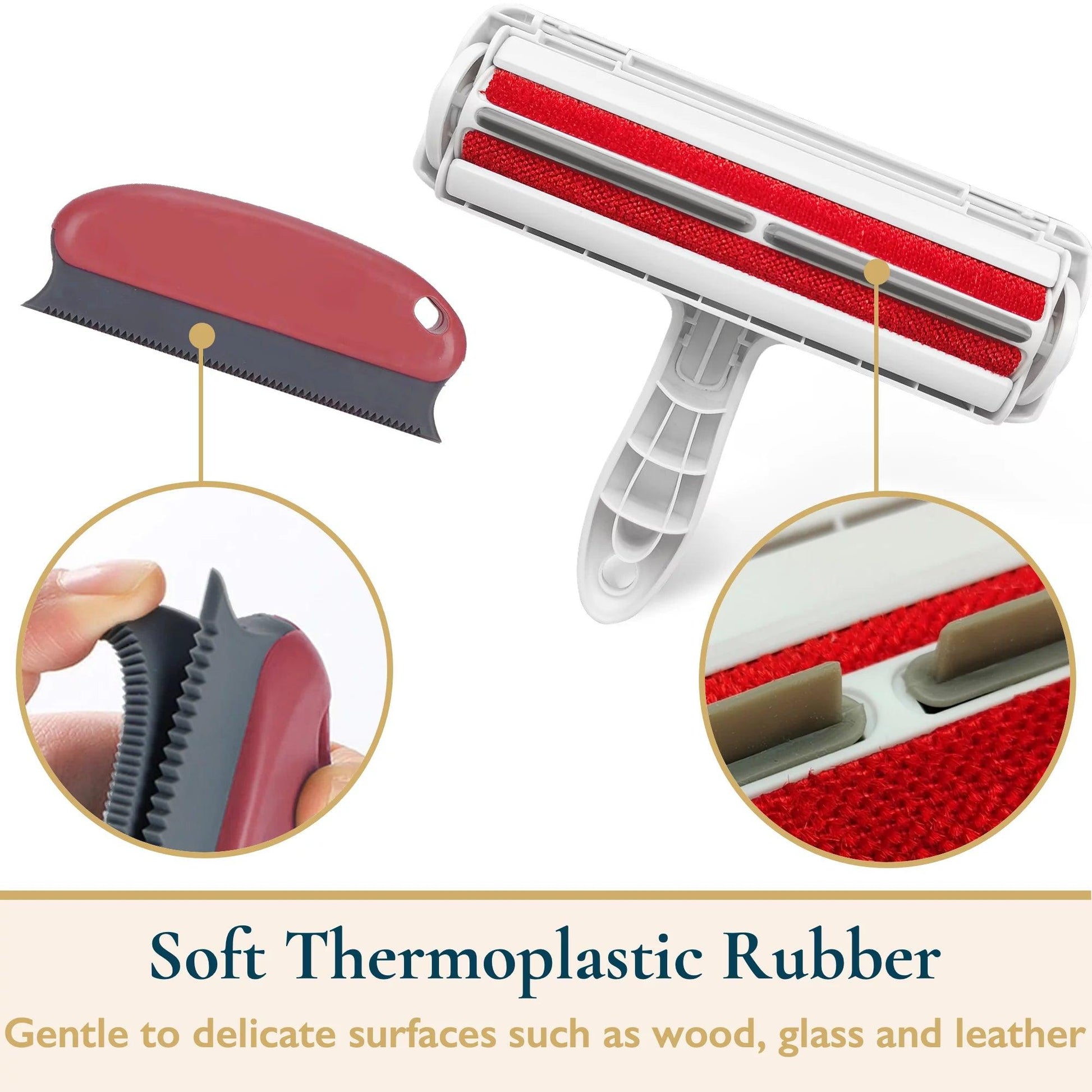 Reusable Pet Hair Roller and Detailer Set - District Goods