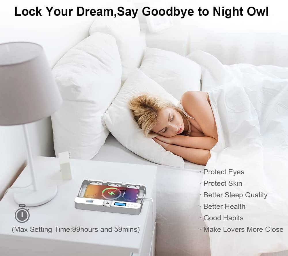 Smart Portable Auto Phone Timer Lock Box for iPhone and Android - District Goods