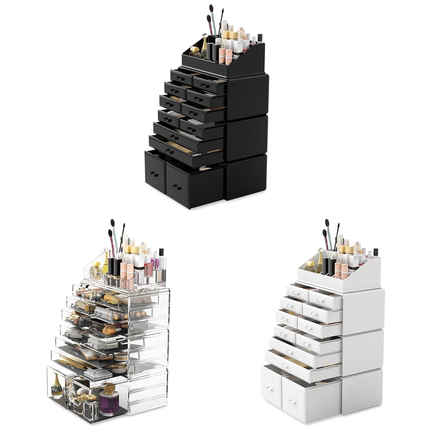 White Makeup Cosmetic Organizer - District Goods