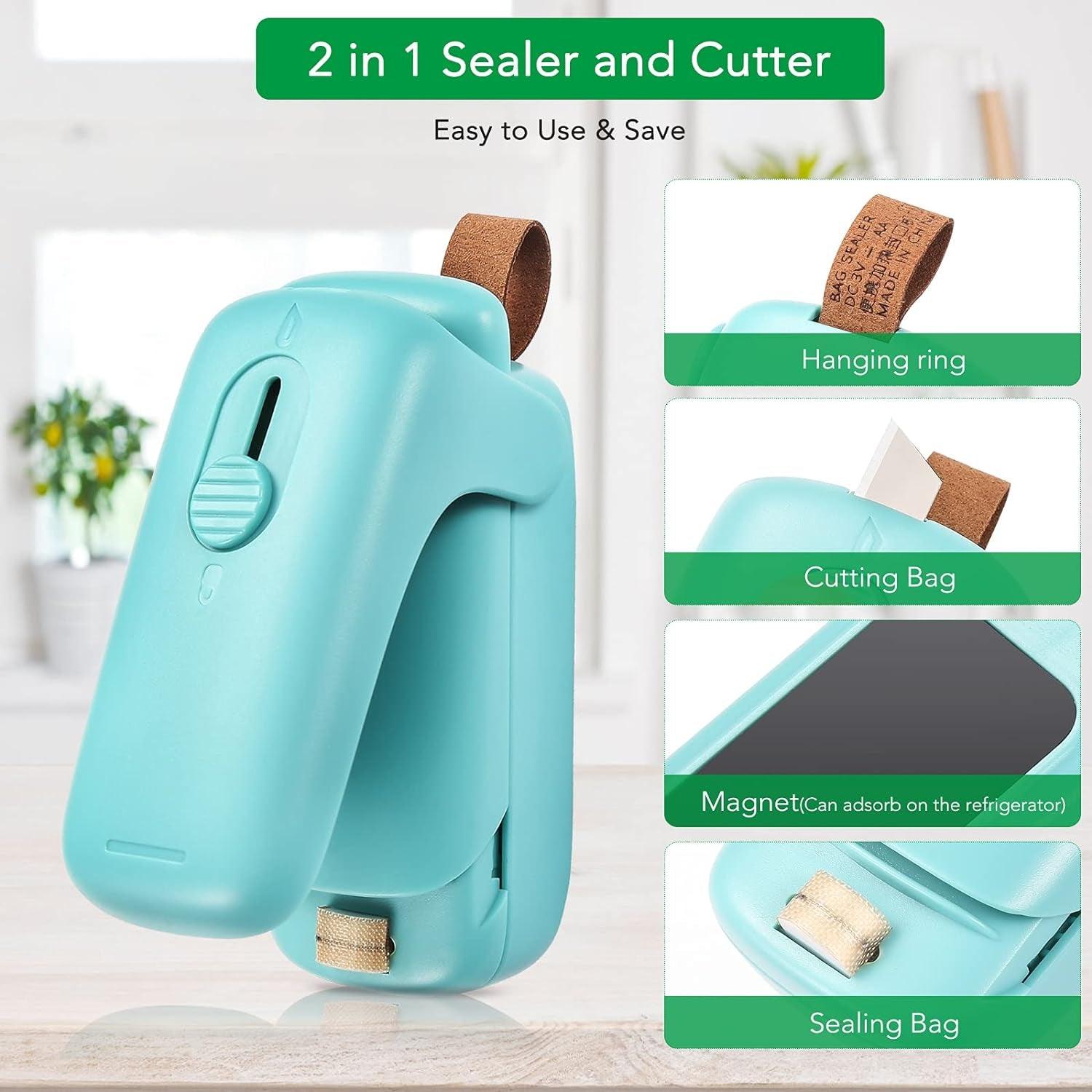 Portable Mini Bag Sealer with Cutter and Heat Resealer - District Goods