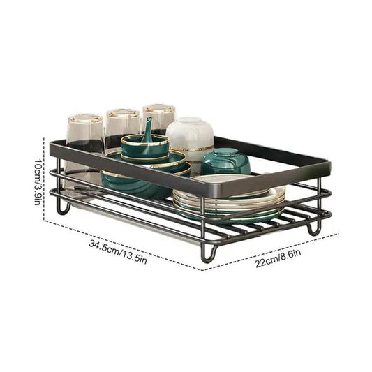 Kitchen Dish Drying Rack with Drain Basket and Drainboard - District Goods