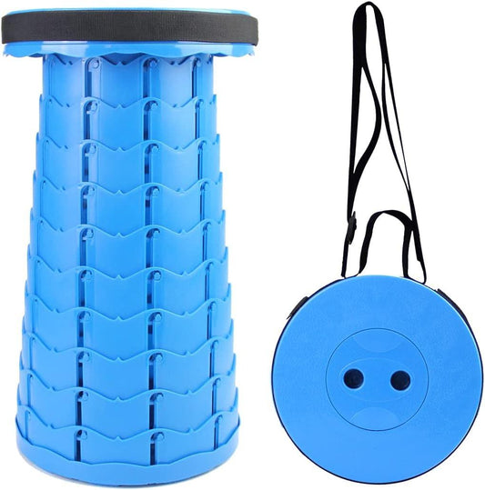 Portable Collapsible Stool with Adjustable Height - District Goods