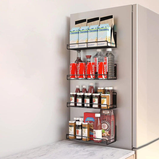 Magnetic Spice Rack for Refrigerator - Set of 4 - District Goods