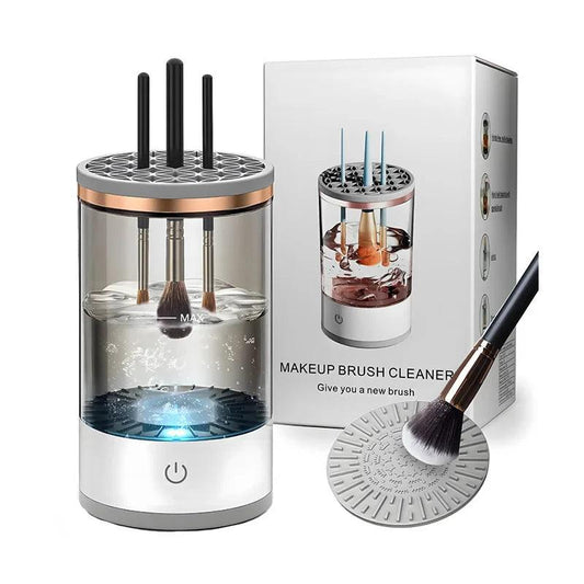 Electric Makeup Brush Cleaner with Automatic Cleaning and Fast Drying Function - District Goods