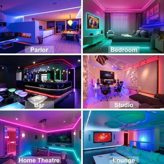 5050 RGB LED Strip Lights with APP Control - District Goods