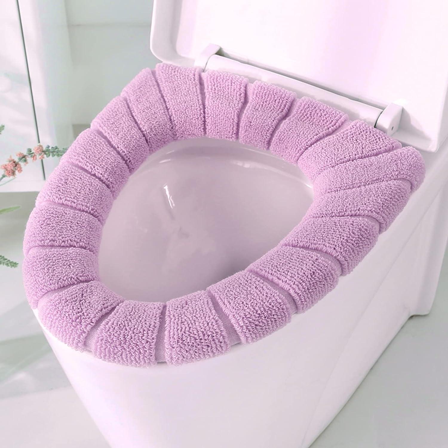 Thicker Bathroom Soft Toilet Seat Cover Pads - Set of 5 - District Goods
