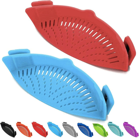Clip-On Silicone Pot Strainer Set - District Goods