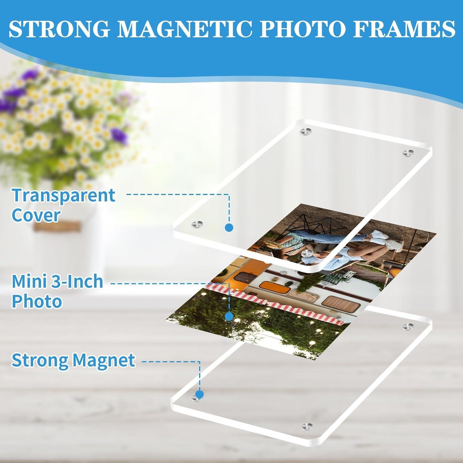 Acrylic Magnetic Instax Frame for Refrigerator - District Goods