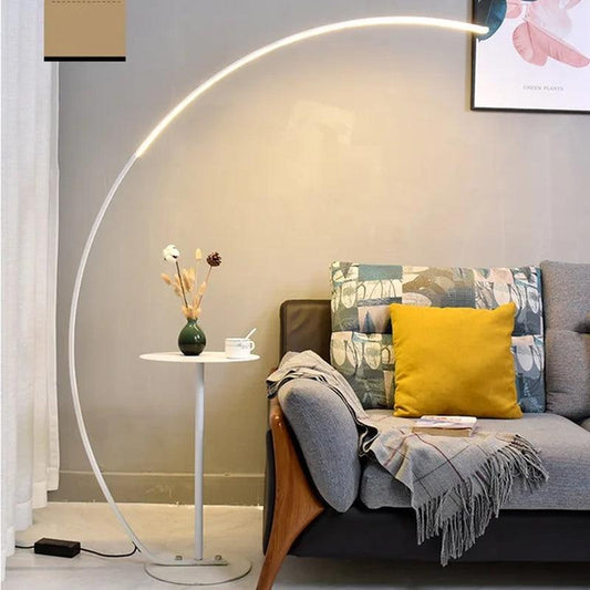 Modern Dimmable LED Floor Lamp with Table - District Goods