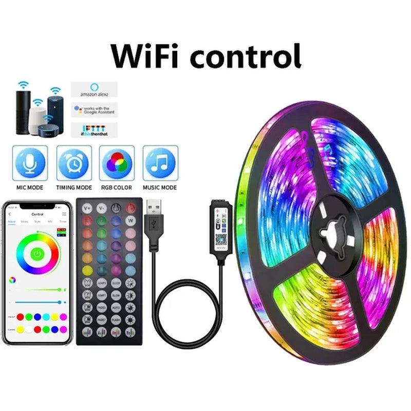 5050 RGB LED Strip Lights with APP Control - District Goods