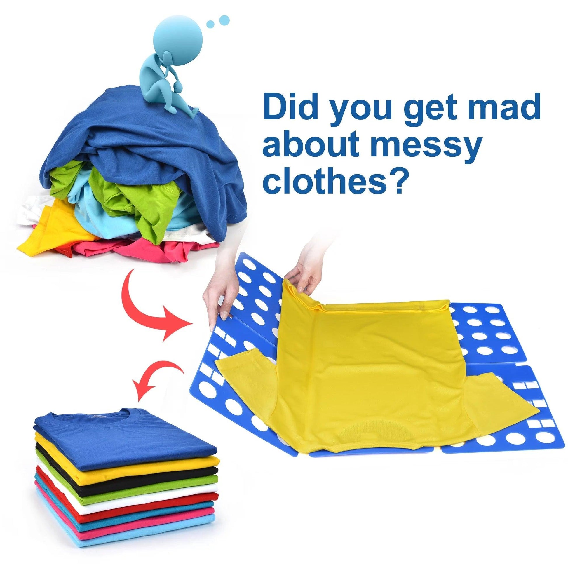 T-Shirt Folding Board Laundry Organizer - District Goods