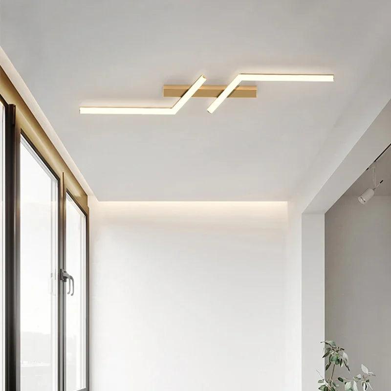 Contemporary LED Line Ceiling Lamp - District Goods