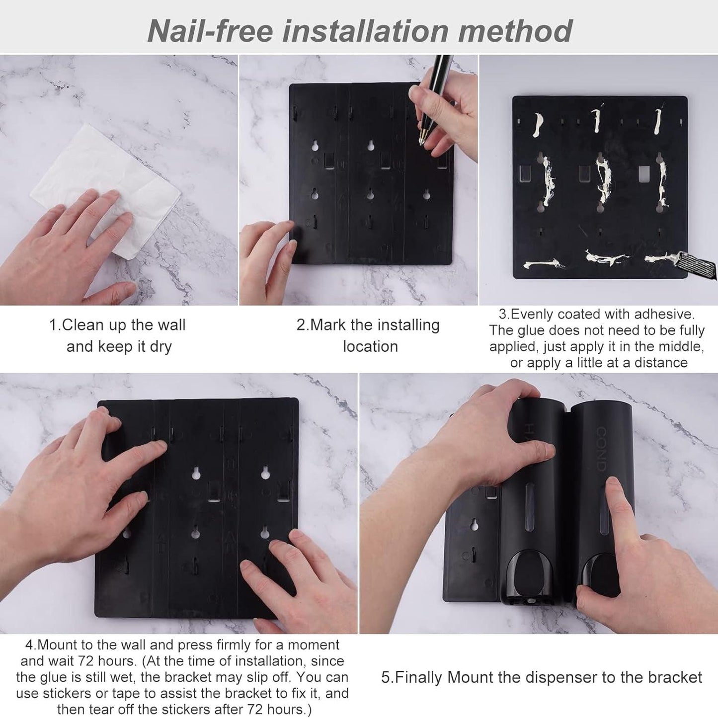 Wall Mounted Chamber Shower Soap Dispenser - District Goods