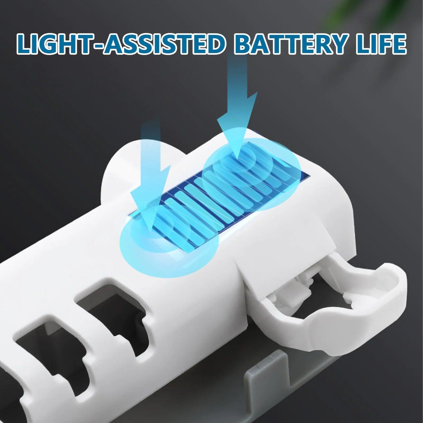 UV Light Sterilizer Toothbrush Holder Cleaner & Automatic Toothpaste Dispenser - District Goods