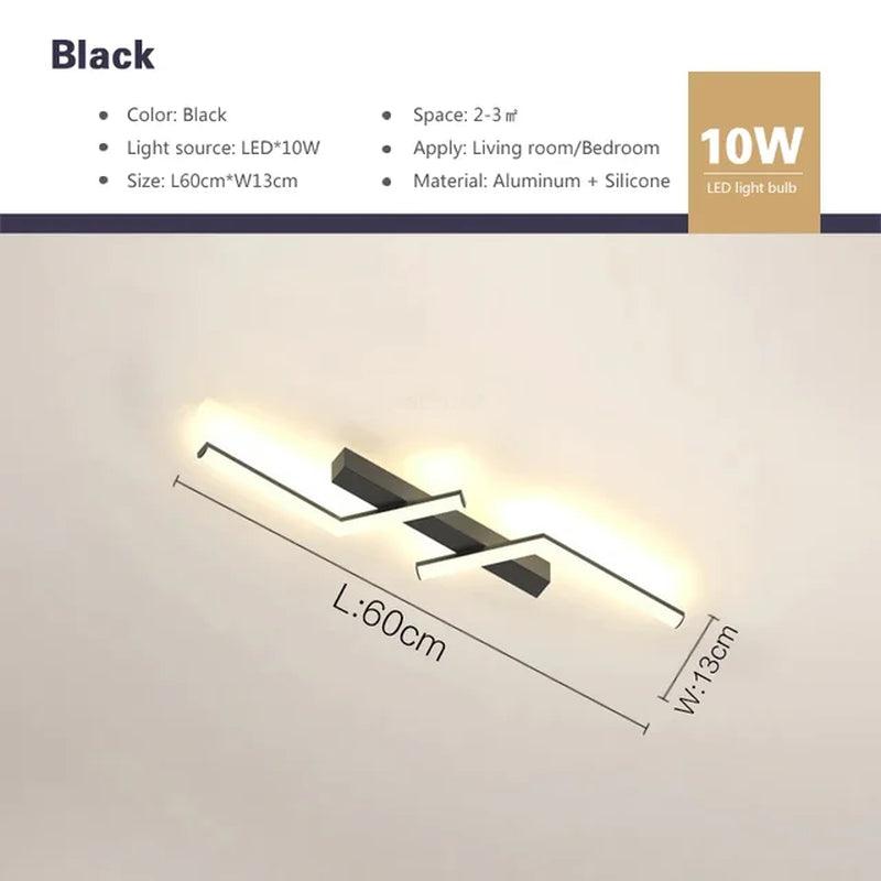 Contemporary LED Line Ceiling Lamp - District Goods